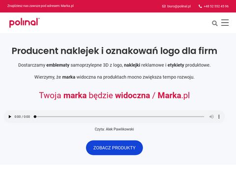 Polinal.com.pl - naklejki wypukłe 3d