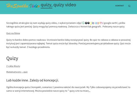 Klavir.stronazen.pl - quizy video