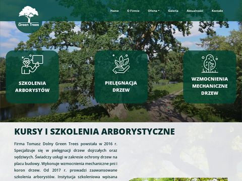 Greentrees.pl - szkolenia i kursy arborystyczne