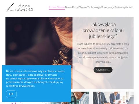 Annaludwicka.pl - blog o tematyce biznesowej