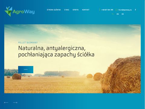 Agroway - sprzedaż pelletu drzewnego