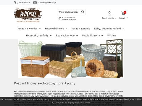 Wikmal.pl kosze z wikliny