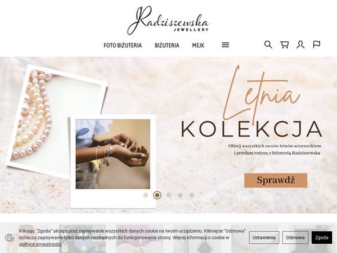 Biżuteria ślubna - Radziszewska online