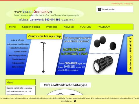 Sklep-seniora.pl - ze sprzętem rehabilitacyjnym