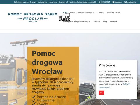 JAREX - pomoc drogowa TIR Wrocław
