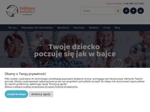 Bajkowypokoik.pl - pościele dziecięce