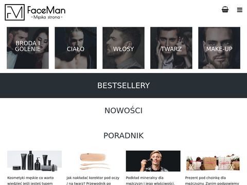 Kosmetyki dla mężczyzn w FaceMan.pl