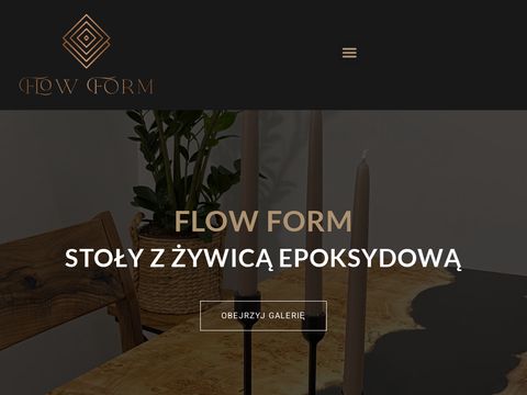 Flow Form - stoły z żywicą
