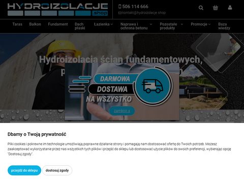 Hydroizolacje.shop - chemia budowlana