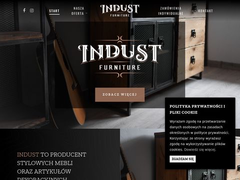 Indust.com.pl - meble loftowe producent