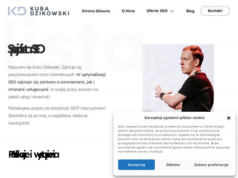Kubadzikowski.com - specjalista SEO freelancer