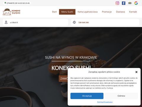 KonekoSushi.pl - pracownia sushi na wynos
