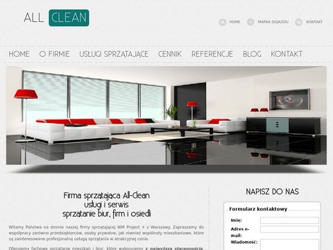 Sprzątanie biura Warszawa - All-Clean.pl