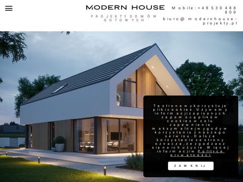 MODERN HOUSE - projekty domów gotowych