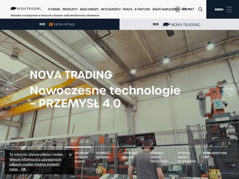 Nova-trading.com - laserowe cięcie blach