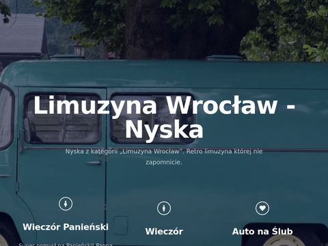 Tania limuzyna w mieście Wrocław