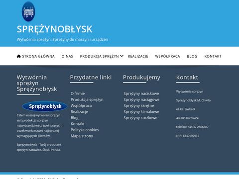 Sprezynoblysk.pl - producent sprężyn