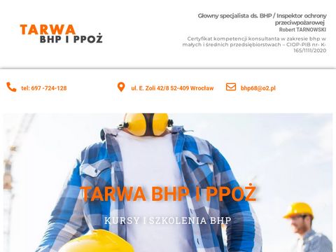 Tarwa - szkolenia i usługi bhp Wrocław