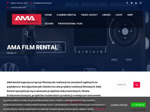 Amarental.pl - wypożyczalnia kamer filmowych