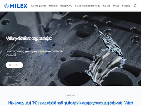 Milex - usługi CNC